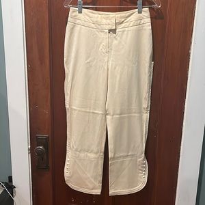 Christian Dior Cream Straight Leg Pant